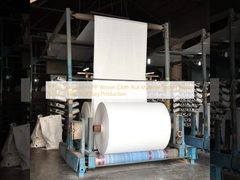 Wit Transparant PP Geweven Doek Rol Materiaal Sterke Stof Rol Voor FIBC Bulk Bag Productie